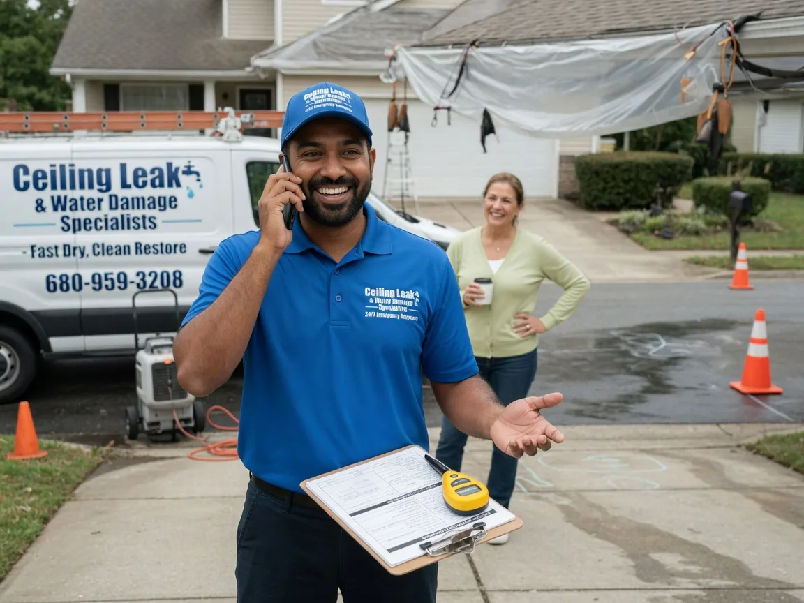 Ceiling Leak Cleanup Hurley, MO FAQs